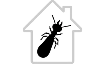 pictogramme représentant une termite dans une maison pour symboliser le diagnostic termites